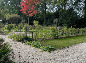 De begraafplaats in Zwijndrecht 